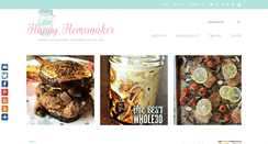 Desktop Screenshot of mrshappyhomemaker.com